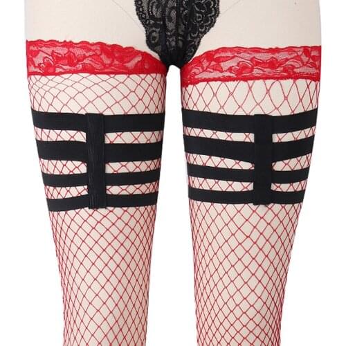 Punk Black Garter Harness Belt Women Bondage Leg Pastel Goth Sexy Lingerie Body Harneess Stockings Garters Body Cage