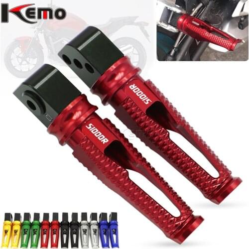For BWM S1000R S1000 R Motorcycle Accesstories Foot Pegs Pedals CNC Aluminum Rear Passenger Footpegs