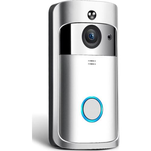 RC Video Doorbell, WiFi Smart Wireless Doorbell HD Security Home Camera Real-Time Video and Two-Way Talk, Night Vision