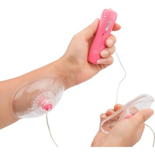 Erotic Nipple Vibrator Silicone Breast Enlargement Massager Pump Nipple Sucker Stimulator Sex Shop Adult Sex Toys for Woman