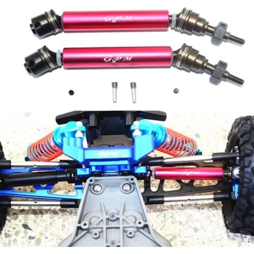 GPM 45#hardened steel head + aluminum alloy barrel retractable CVD front universal joint TRAXXAS RUSTLER 4X4 VXL 67076-4 6851A