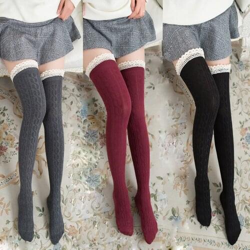 Japanese Lolita Maid Lace Socks Women Soft Sister Sweet Socks Cosplay Anime Stockings Gothic Slouch Stockings
