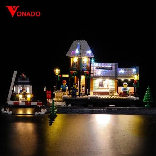 Led Light Set for 10259 The Winter Village Set 36011 Friend Genuine Creative Series Building Blocks(only Lights)