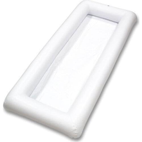 Inflatable Cooler Beer Table Pool Air Mattress Ice Bucket Beverage Tub Serving Salad Bar Tray for Beach Party Supplies