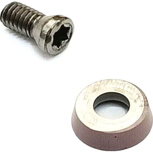 New Arrival 10mm Diameter Tungsten steel Round Carbide Insert Cutter with Screw for Wood Turning Tool Processing Wood