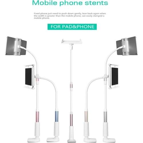 YuBeter Tablet Stand Holder 360 Rotating Flexible Long Arm Lazy Mount Desktop Phone Bracket For Ipad Huawei Xiaomi 4 To 11 inch