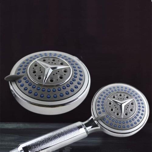 Hand held shower ABS round multifunctional plastic shower head