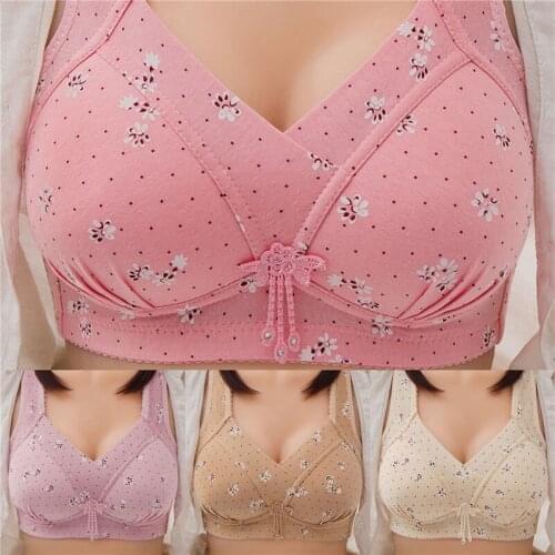 Sexy Underwear Women Full Cup Large Size Bra Lingerie Push Up Breathable Cotton Healthy Brassiere Underwear
