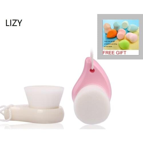 LIZY Facial Brush Skin Care Face Pore Cleansing Washer Blackhead Exfoliating Cleaner Facial Cleaning Brusher Makeup Tools