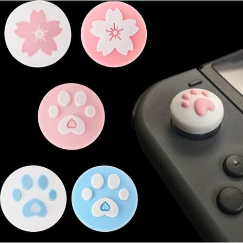 Silicone Analog Thumb Stick Grips Cover For Nintend Switch Lite Gamepad Cap Joystick Gamepad Controller Cap Cases