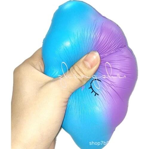 Squishy color galaxie Cute Slow Rising Stress Reliever Soft Squeeze Toy PU Bread Scented Xmas Fun Gift for Kid