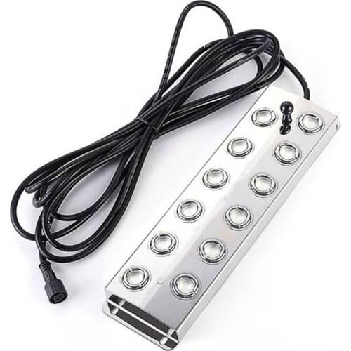 12 Head Ultrasonic Mist Maker Fogger Humidifier Greenhouse Aero Mist Hydroponics DIY Air Humidifier