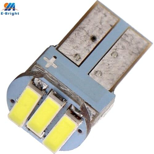YM E-Bright 500PCS/lot T10 194 168 7014 3SMD PCB Auto 3 Led Reverse Lights Car Interior Clearance Bulbs 12V Interior Light