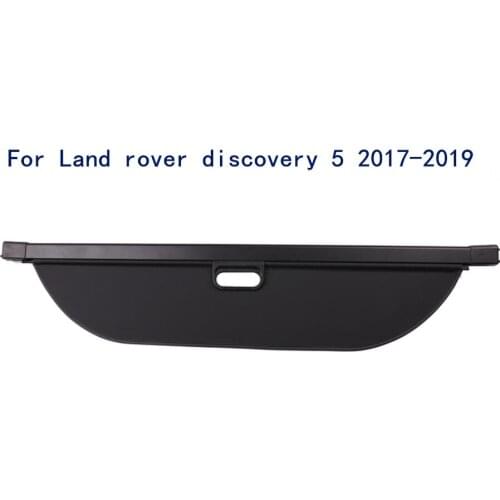 Car Rear Trunk Security Shield Cargo Cover Fits For Land rover discovery 5 2017 2018 2019 ( black, beige)
