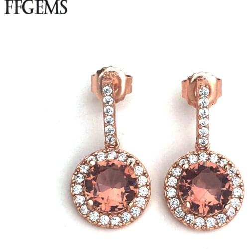 FFGems Genuine 925 Silver Sterling Zultanite Earring Stone Color Change Fine Jewelry For Women Lady Wedding Party Gift Wholesale