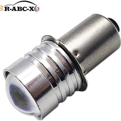 1pc P13.5S PR2 0.5W DC 3V 4.5V 6V 12V 3smd 3030 Bulb LED Flashlight Bulb Replacement Part Bike Torch LED White
