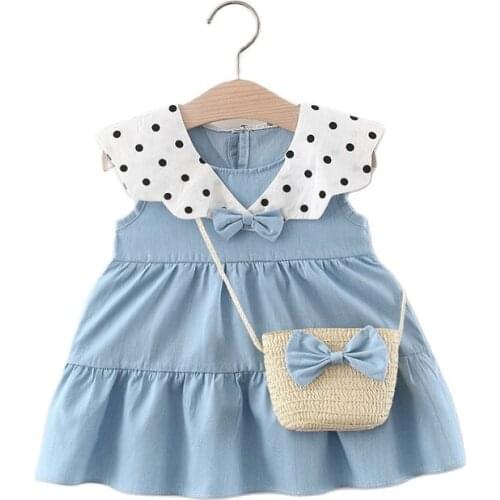 2021 Newborn Baby Girls summer clothes outfit Floral dress for baby girls clothing 1 year babies birthday princess dress dresses
