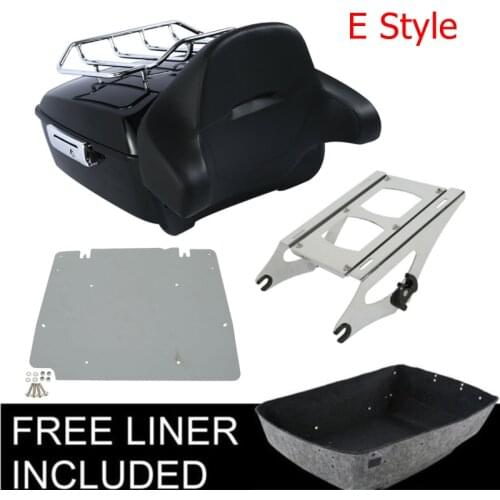 Motorcycle King Pack Trunk Backrest Mount Rack For Harley Tour Pak Touring Road King Road Glide Street Glide Electra 2014-2020