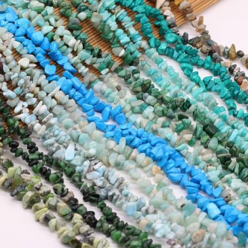 Natural Stone Beads irregularity Shape Mix-Color Gravel Loose Spacer Beaded For Jewelry Making DIY Bracelet Necklace Accessories