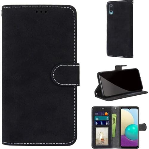PU Leather Phone Case Wallet Cover for Samsung Galaxy A02 Flip Stand Book for Samsung Galaxy M02 Fundas