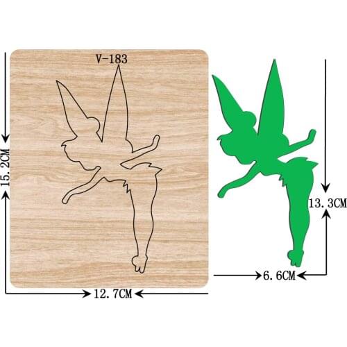 Wooden die princess cutting dies for scrapbooking /Multiple sizes /V-183