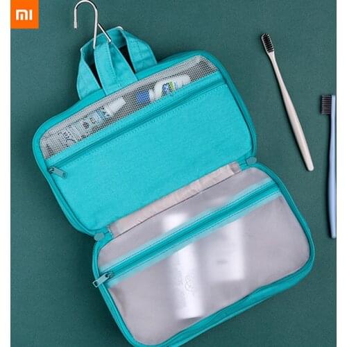 New Xiaomi Simplicity Men Women Travel Cosmetic Storage MakeUp Bag Folding Hanging Toiletry Wash Organizer Pouch Portable Cases