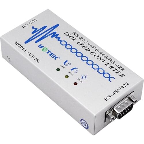 UT-206 External-powered, RS-232 to RS-485/422, Mini-size, PhotoElectric isolation Free Shipping