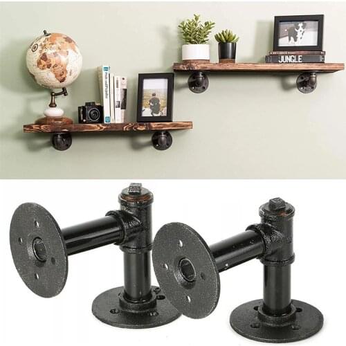 Living Room Shelf Holder Photo Plant Book Shelf Making Accessories Metal Industrial Style Pipe Home Decor