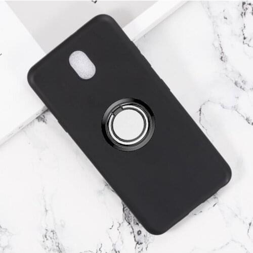 For LG X2 K30 2019 LMX320EMW Back Ring Holder Bracket Phone Case Cover Phone TPU Soft Silicone Cases for LG Escape Plus Journey