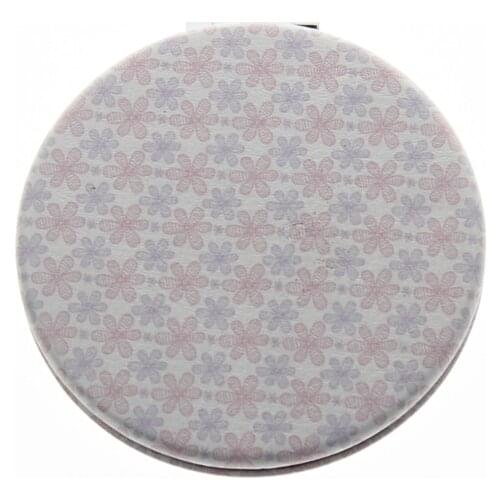 7cm Round Double Sided Stainless Steel Espelho De Mao Espejo De Mano Portable Folding Vintage Hand Mirror