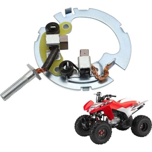For Honda Starter Brush Set Plate Rebuild Kit ATV TRX300 TRX250 Recon TRX350 Rancher 250EX 31206-MN4-008 31201-KS5-901