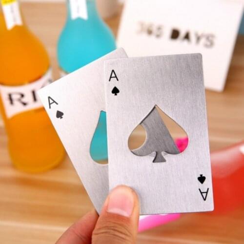 Bottle Opener Creative Card Style Opener Multitool beer Drink Opener Pocket Card Poker Style Openner Tools