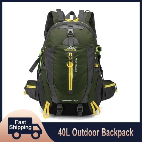 40L Outdoor Backpack Camping Bag Waterproof Laptop Daypack Trekking Climb Back Bags For Men Women Hiking Backpacks Sport Bag