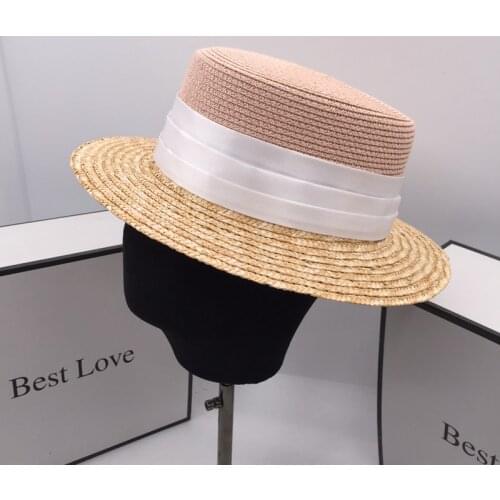British summer new female fashion travel seaside resort womens sun hat straw hat