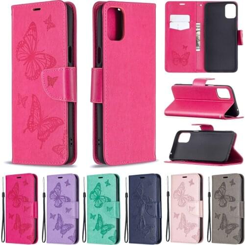Cute Flip Leather Phone Case for iPhone 13 12 Mini 11 Pro Max X XS XR SE 2020 6 7 8 Plus Cover Embossed Wallet Card Slot Coque