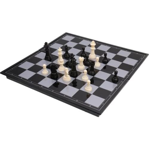 Traditional Magnetic Folding CHESS BOARD GAME Set 32 Pcs Fun Party Favor L