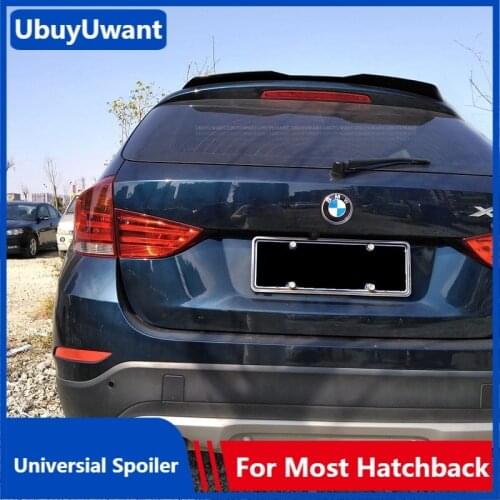 UBUYUWANT Rear Roof Lip Spoiler For BMW X1 E84 2010-2015 ABS Plastic Color Car Tail Wing Decoration Universal Hatchback Spoiler
