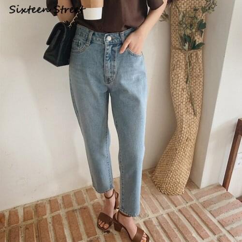 Womens Cargo Trousers Pants Female High Waist Wide Leg Jeans Y2K Aesthetic Style Ladies Baggy Denim Button Zipper Fashion 2021