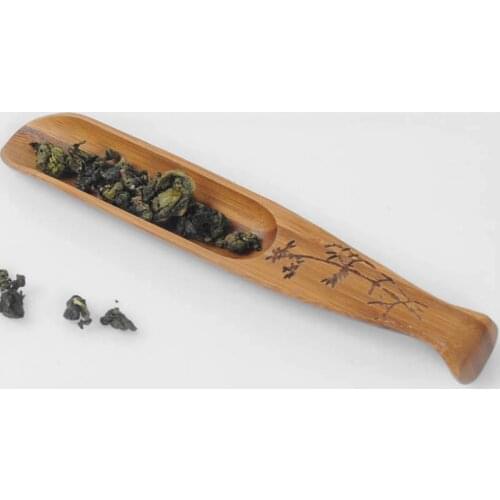 1PC Tea Ceremony Natural Chinese Kongfu Tea Spoon Bamboo Fish Shape Tea Shovel Teaware Accessories