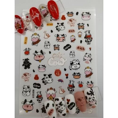 3D Nail StickerDIY Skills Nail Art Decoration Packaging Self-adhesive Transfer Decal Slider