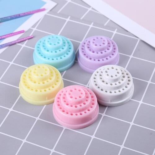 48 Holes Nail Drill Bits Holder Stand Display tool Drill Bit Organizer Box Container Manicure Tool Support Dropshipping