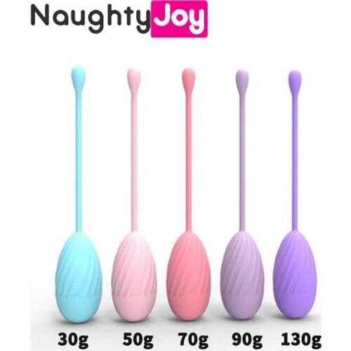 5Pcs/Set Sex Toys Kegel Ball Safe Silicone Vaginal Training Exercise Dumbbells For Women Vagina Tighten Exercise Vibrating Egg