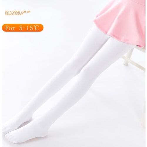 900D Girls Dance Pantyhose Teen Kids Ballet Dance Tights Warm Velvet Winter Seamless Ballet Dance Stockings