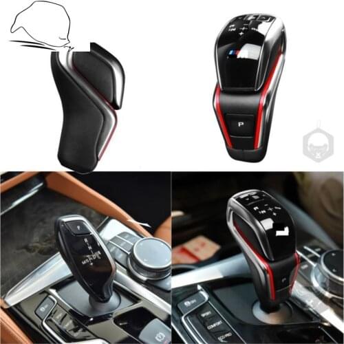 Car Leather Gear Knob Universal Gear Shift M Series Replacement Accessories Parts Shifter Automatic For Bmw New 5 Series G30