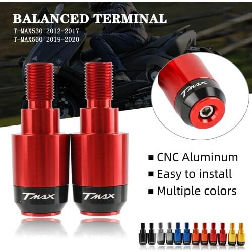 For Yamaha T max 530 560 Tmax 530 560 TMAX530 T-MAX530 2012-2017 2019 2020 Motorcycle Accessories CNC Handlebar Grip Ends