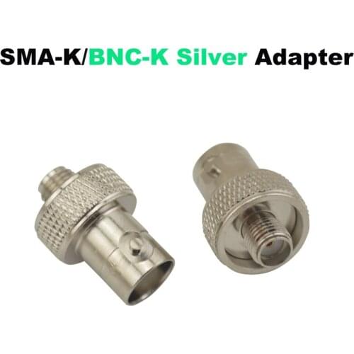 SMA-K (SMA Female)/BNC-K (BNC Female) jack Threaded RF Adapter two way radio connector
