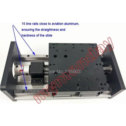 GX150 1605 Ballscrew 1000mm Effective Travel Rail Linear Guide Moving Table Slide Module Motion Without Motor CNC Machine