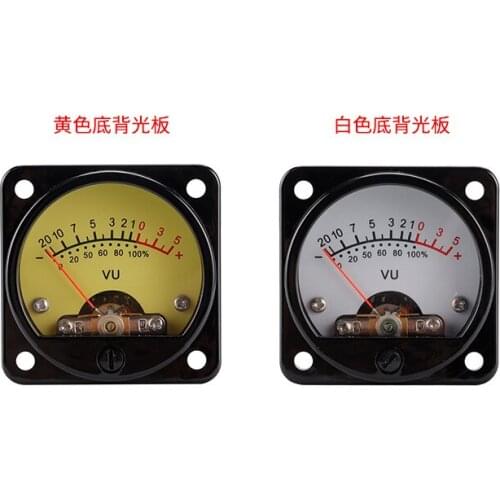 45mm power amplifier tube VU level meter with backlight DB meter volume strap driver board Tester Measuring Tool Drop Shipping