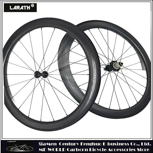 58mm dimple wheels, 25mm width clincher tubular carbon dimple wheelsets for 700C road bike, golf surface carbon dimple wheels