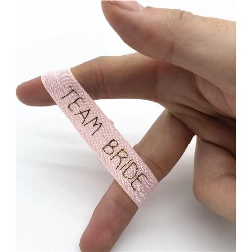 Team bride bride tribe hair ties 10pcs/lot